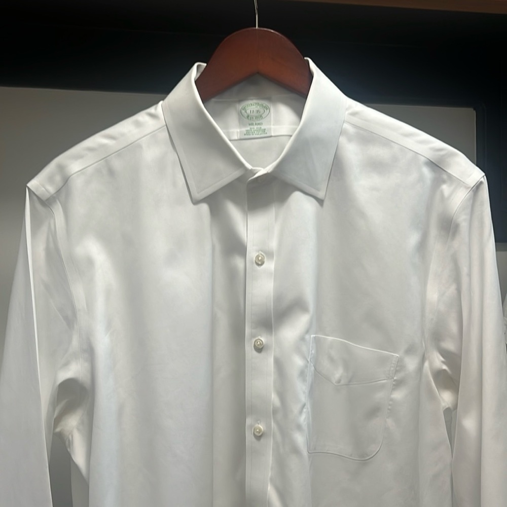 Brooks Brothers Milano - White Dress Shirt
